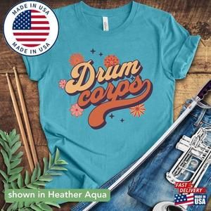 Retro Drum Corps T-Shirt Band Shirt Drumcorps Unisex